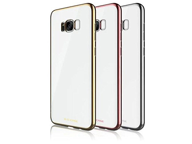 Чехол G-Case Plating Series для Samsung Galaxy S8 plus (черный, гелевый)