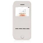 Чехол G-Case Sense Series для Apple iPhone SE (белый, кожаный)