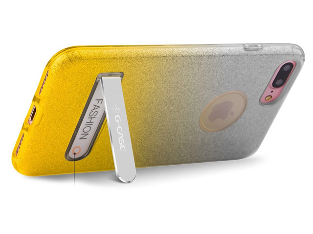 Чехол G-Case Sparking Plus Series для Apple iPhone 7 plus (золотистый, гелевый)