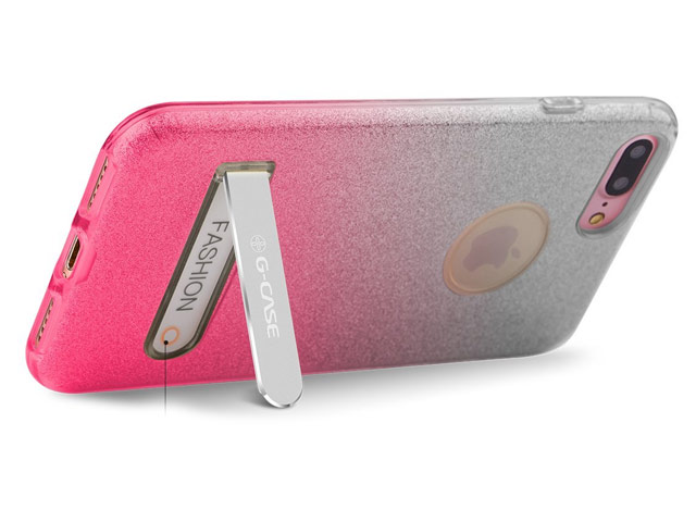 Чехол G-Case Sparking Plus Series для Apple iPhone 7 plus (розовый, гелевый)