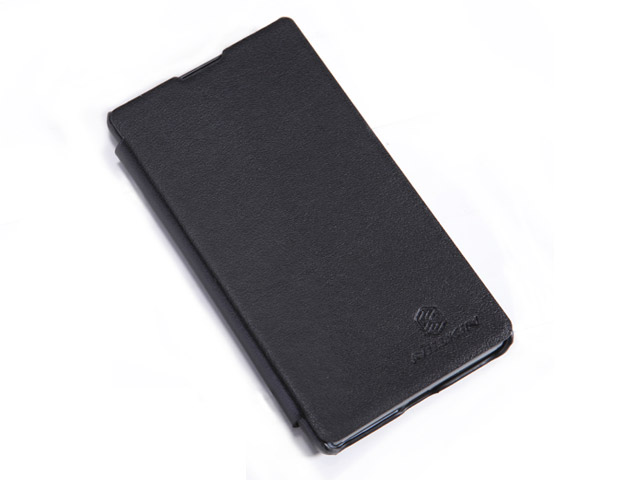 Чехол Nillkin Side leather case для LG Optimus L9 P765 (черный, кожанный)