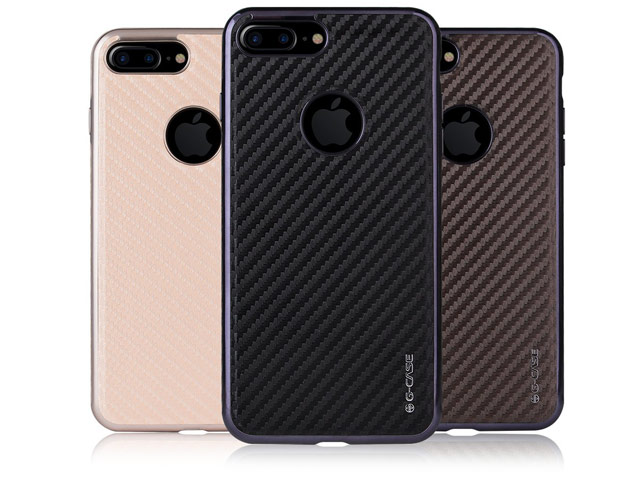 Чехол G-Case Rider Series для Apple iPhone 7 plus (черный, гелевый)