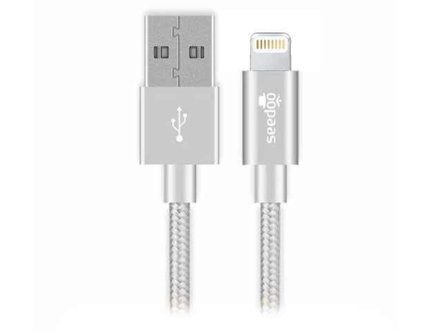 USB-кабель Seedoo Zeal Series (Lightning, серебристый, 1 м, MFi)