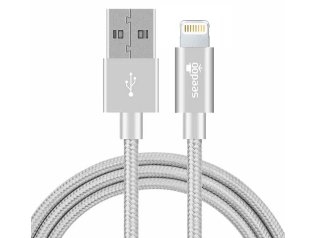 USB-кабель Seedoo Zeal Series (Lightning, серебристый, 1 м, MFi)