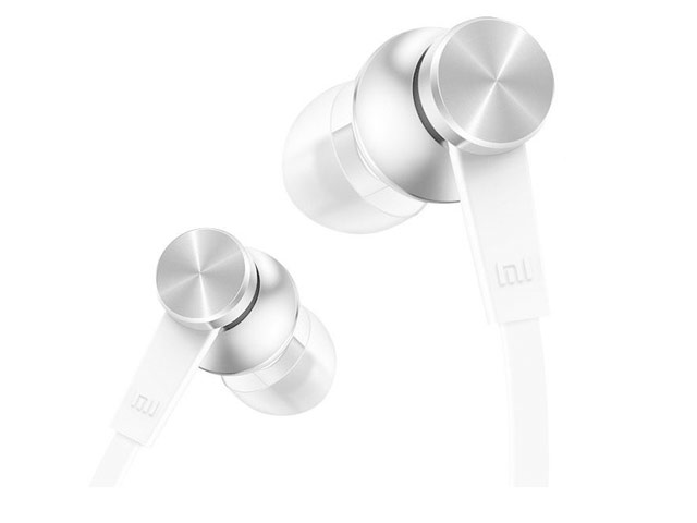 Наушники Xiaomi Piston Basic универсальные (серебристые, пульт/микрофон, 20-20000 Гц)