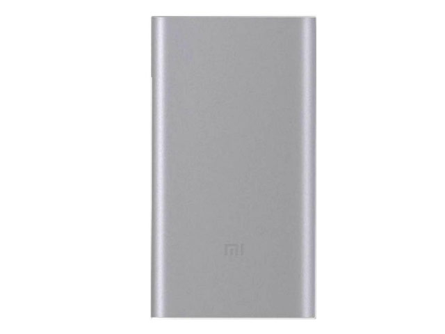 Внешняя батарея Xiaomi Mi Power Bank V2 универсальная (10000 mAh, серебистая, алюминиевая, Fast Charge)