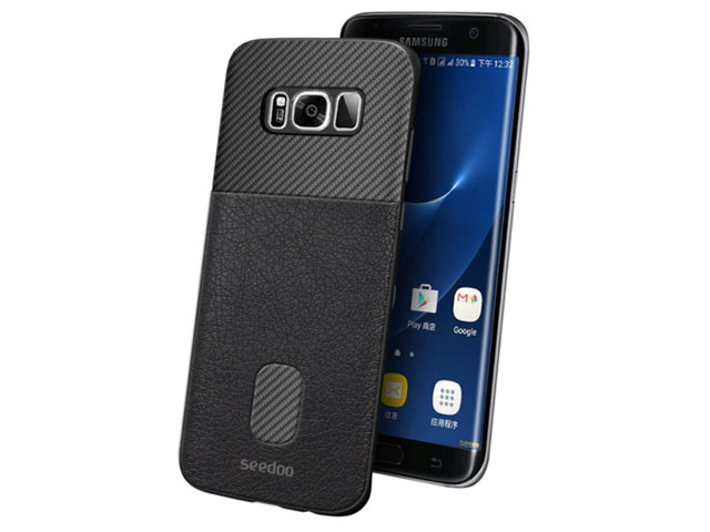 Чехол Seedoo Honor case для Samsung Galaxy S8 (черный, кожаный)