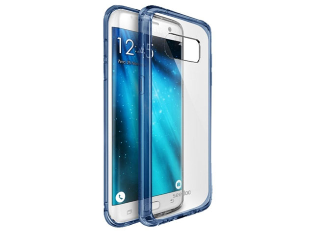 Чехол Seedoo Wind case для Samsung Galaxy S8 (голубой, гелевый)