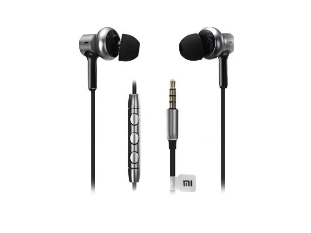 Наушники Xiaomi Mi In-Ear Headphones Pro HD2 универсальные (серебристые, пульт/микрофон, 20-40000 Гц)