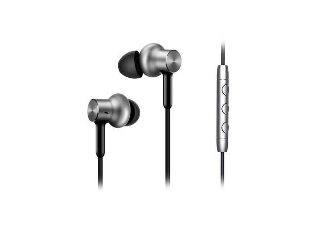 Наушники Xiaomi Mi In-Ear Headphones Pro HD2 универсальные (серебристые, пульт/микрофон, 20-40000 Гц)