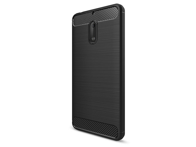 Чехол Yotrix Rugged Armor для Nokia 6 (черный, гелевый)