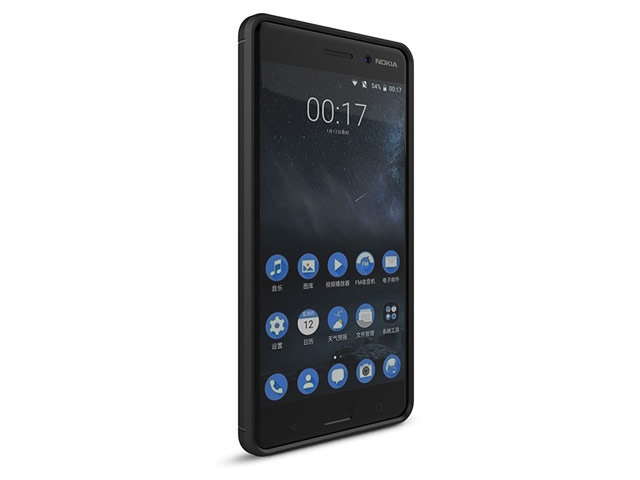 Чехол Yotrix Rugged Armor для Nokia 6 (черный, гелевый)