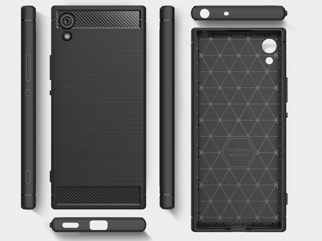 Чехол Yotrix Rugged Armor для Sony Xperia XA1 (голубой, гелевый)