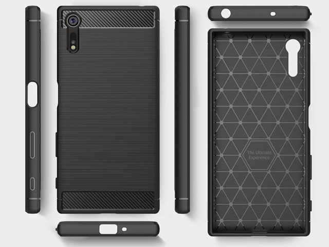 Чехол Yotrix Rugged Armor для Sony Xperia XZ (голубой, гелевый)