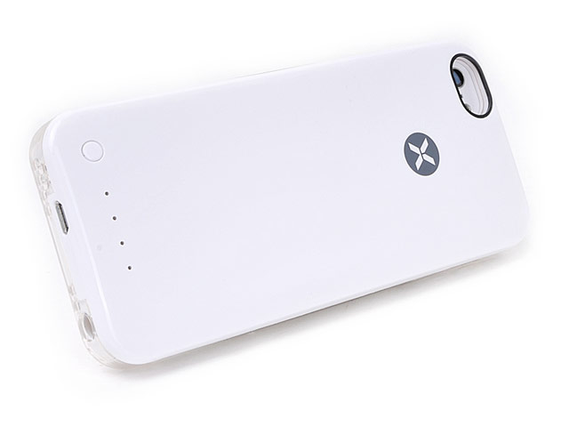 Чехол с батареей Dexim XPowerSkin Case для Apple iPhone 5/5S (2000 mAh, белый, ультратонкий)