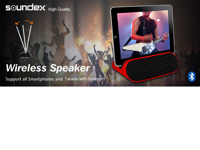 Акустическая система Dexim Soundex Wireless Speaker (bluetooth, черная, стерео)