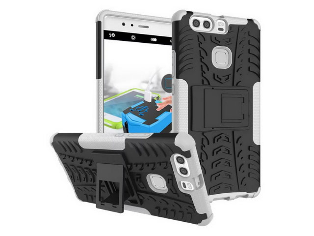 Чехол Yotrix Shockproof case для Huawei P9 (белый, пластиковый)