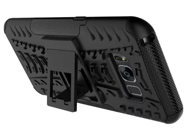 Чехол Yotrix Shockproof case для Samsung Galaxy S8 plus (красный, пластиковый)