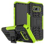 Чехол Yotrix Shockproof case для Samsung Galaxy S8 plus (зеленый, пластиковый)