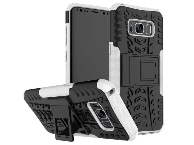 Чехол Yotrix Shockproof case для Samsung Galaxy S8 plus (белый, пластиковый)