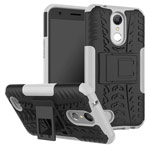 Чехол Yotrix Shockproof case для LG K10 2017 (белый, пластиковый)