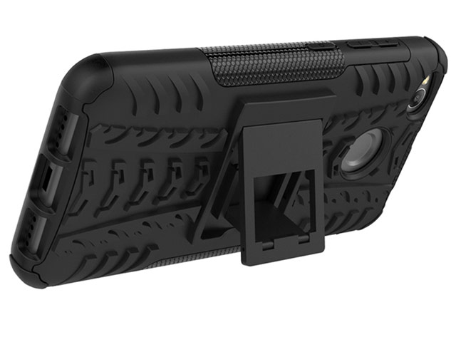 Чехол Yotrix Shockproof case для Xiaomi Redmi 4X (черный, пластиковый)