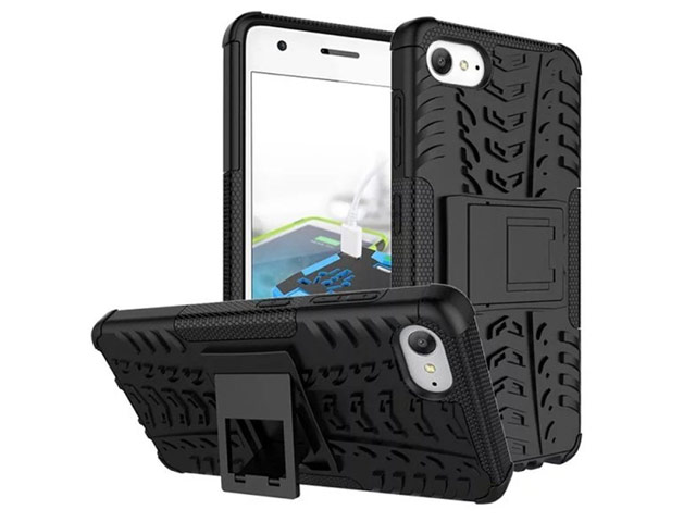 Чехол Yotrix Shockproof case для Lenovo ZUK Z2 (черный, пластиковый)