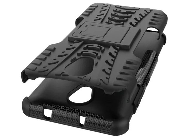 Чехол Yotrix Shockproof case для Lenovo Vibe P2 (черный, пластиковый)
