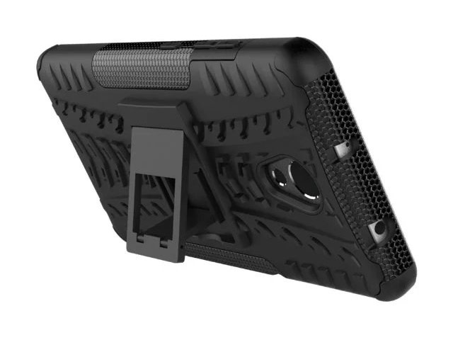 Чехол Yotrix Shockproof case для Lenovo Vibe P2 (черный, пластиковый)
