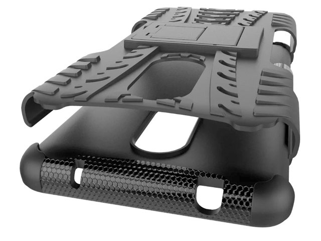 Чехол Yotrix Shockproof case для Lenovo K6 note (черный, пластиковый)