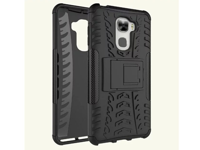 Чехол Yotrix Shockproof case для LeEco Le Pro 3 (черный, пластиковый)