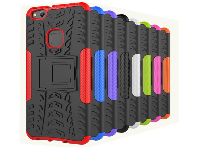 Чехол Yotrix Shockproof case для Huawei P10 lite (красный, пластиковый)