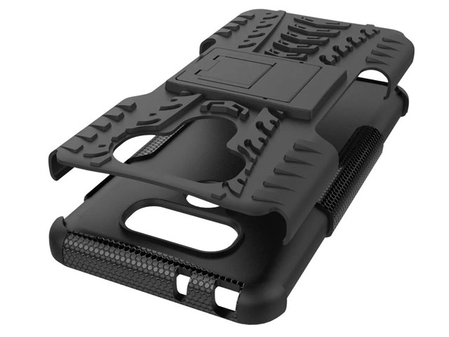 Чехол Yotrix Shockproof case для LG G6 (черный, пластиковый)