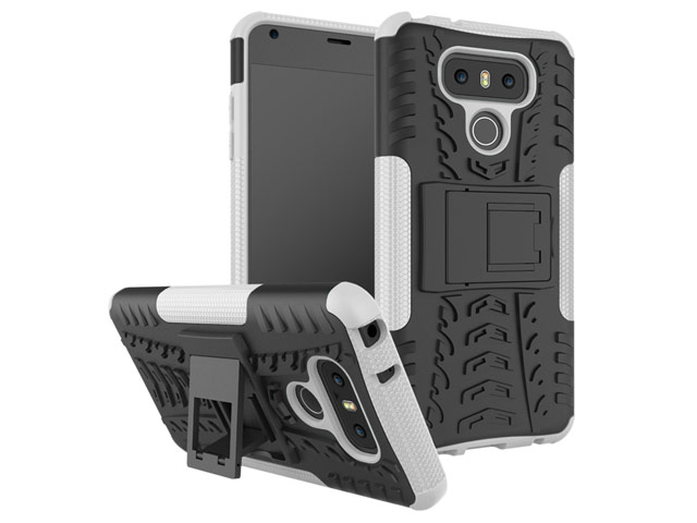 Чехол Yotrix Shockproof case для LG G6 (белый, пластиковый)