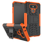 Чехол Yotrix Shockproof case для LG G6 (оранжевый, пластиковый)