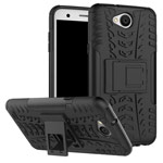 Чехол Yotrix Shockproof case для LG X power 2 (черный, пластиковый)