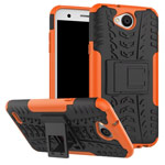 Чехол Yotrix Shockproof case для LG X power 2 (оранжевый, пластиковый)