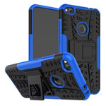Чехол Yotrix Shockproof case для Huawei P8 lite 2017 (синий, пластиковый)