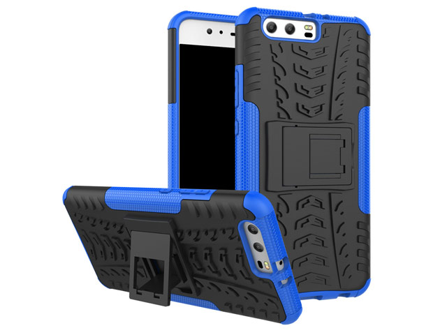 Чехол Yotrix Shockproof case для Huawei P10 (синий, пластиковый)