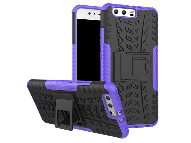Чехол Yotrix Shockproof case для Huawei P10 (фиолетовый, пластиковый)
