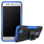 Чехол Yotrix Shockproof case для LG K8 2017 (синий, пластиковый)