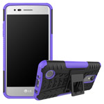 Чехол Yotrix Shockproof case для LG K8 2017 (фиолетовый, пластиковый)