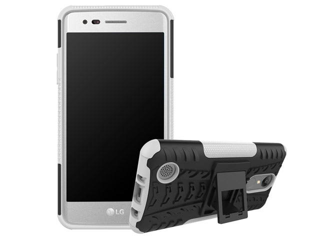 Чехол Yotrix Shockproof case для LG K8 2017 (белый, пластиковый)