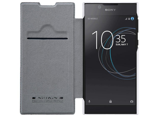 Чехол Nillkin Qin leather case для Sony Xperia L1 (белый, кожаный)