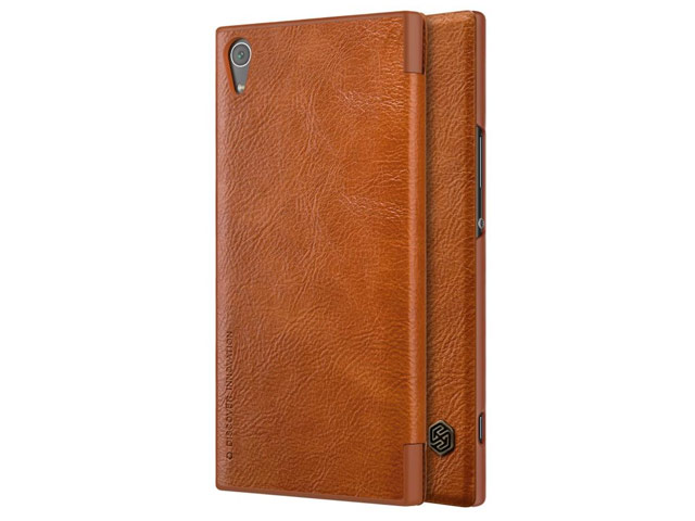 Чехол Nillkin Qin leather case для Sony Xperia XA1 ultra (коричневый, кожаный)