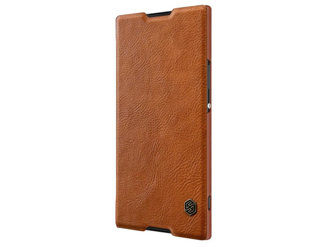 Чехол Nillkin Qin leather case для Sony Xperia XA1 ultra (коричневый, кожаный)