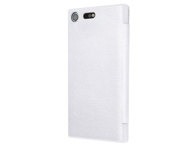 Чехол Nillkin Qin leather case для Sony Xperia XZ premium (белый, кожаный)
