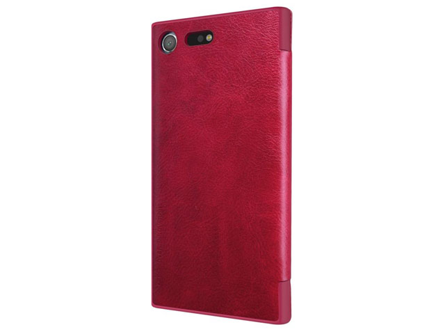 Чехол Nillkin Qin leather case для Sony Xperia XZ premium (красный, кожаный)