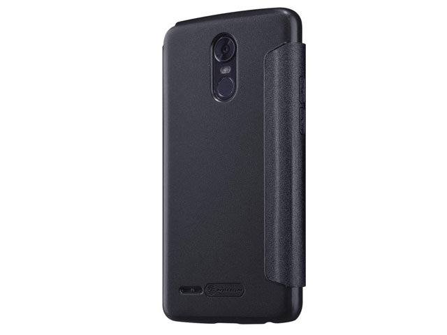 Чехол Nillkin Sparkle Leather Case для LG Stylus 3 (темно-серый, винилискожа)