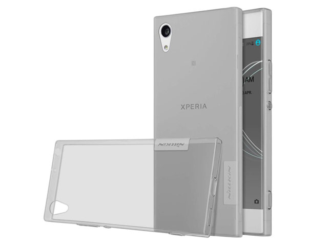 Чехол Nillkin Nature case для Sony Xperia XA1 (серый, гелевый)